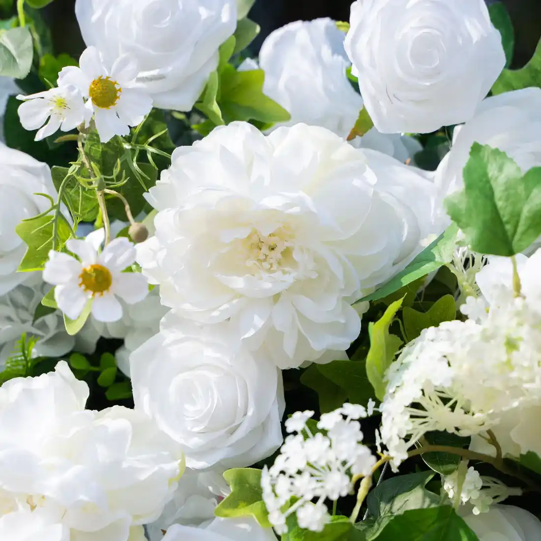 Aurora Belo - Zeleno Cvetni Zid — primer osvetljenja