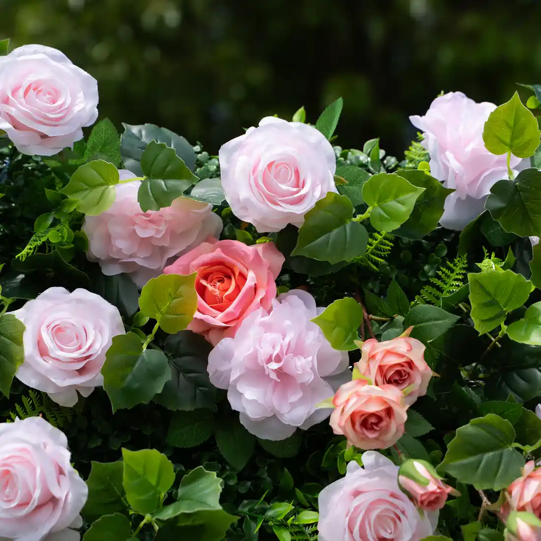 Flora Roze - Cvetni zid — elegancija