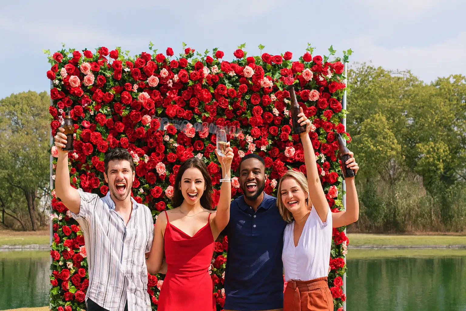 COCO cvetni zidovi — primer dekoracije